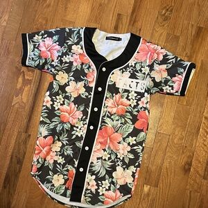 Men's Floral Baseball Jersey - "FACTS"